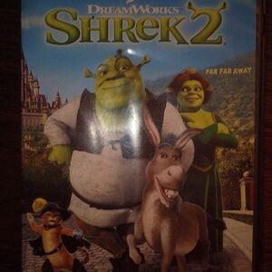 Dreamworks Shrek 2 DVD with Green and White Characters